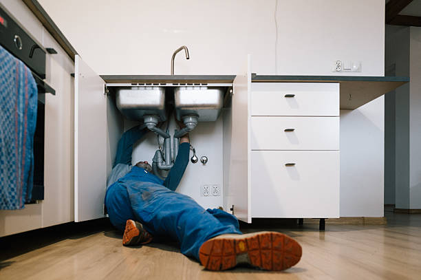 Professional Drain Cleaning technician working in Fair Haven, NJ